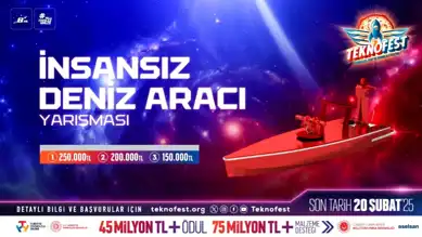 TEKNOFEST'te İnsansız Deniz Aracı Yarışması! Başvurular Devam Ediyor